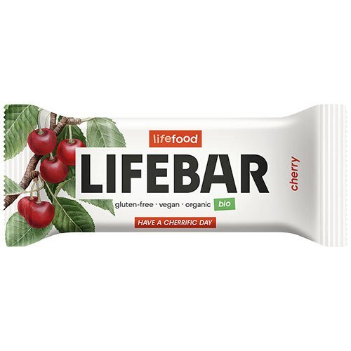 Lifebar Kirsebær Raw økologisk   40 Gram