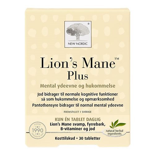 Lion S Mane Plus   30 Tabletter