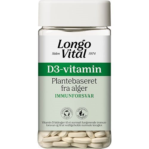 Longo Vital D Vitamin 180 Tabletter