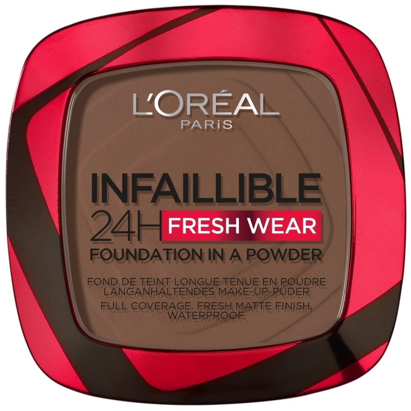 L Apos Oreal Paris Infaillible 24h Fresh Wear Powder Foundation 9 Gr 390 Ebony