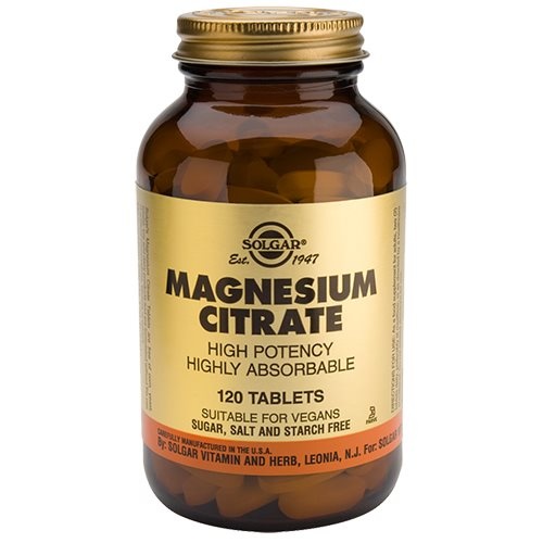 Solgar Magnesium Citrat 200 Mg 120 Tabletter