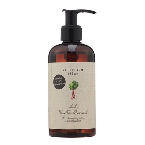 Naturfarm Vegan Micellar Rensevand Rabarber   250 Ml