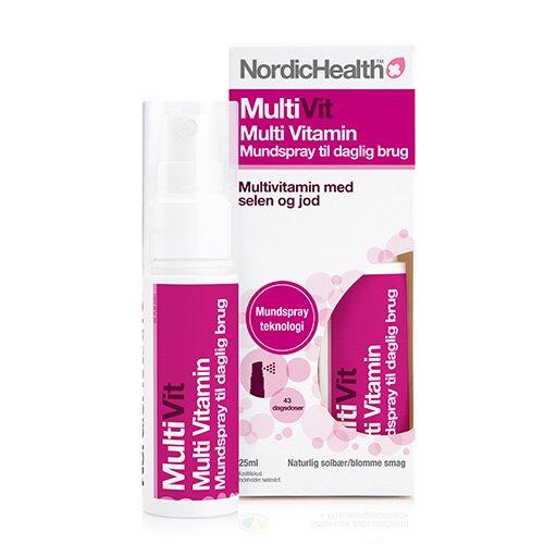 Multi Vitamin Mund Spray Nordic Health   25 Ml