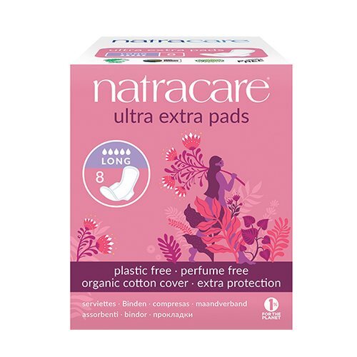 Natracare Bind 8 Stk Long Ultra Extra M  Vinger   1pk