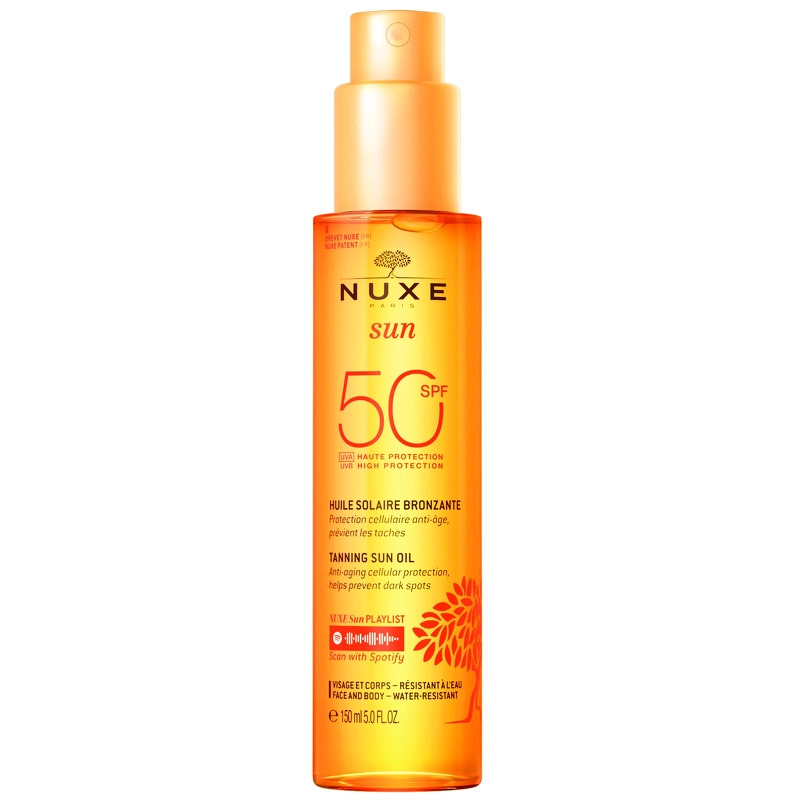 Nuxe Sun Tanning Oil Spf 50   150 Ml