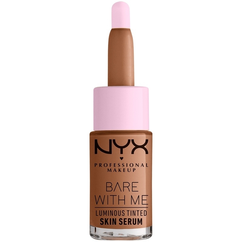 Nyx Prof  Makeup Bare With Me Luminous Skin Serum 12 6 Ml   Medium Deep
