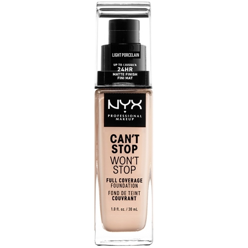 Nyx Prof Makeup Can Apos T Stop Won Apos T Stop Foundation 30 Ml Light Porcelain