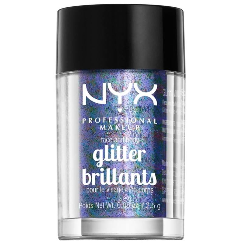 Nyx Prof Makeup Face Body Glitter Brillants 2 5 Gr Violet
