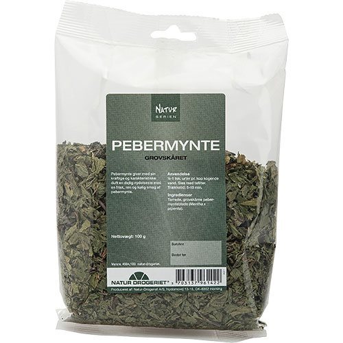 Pebermynte Groft Skåret   100 Gram