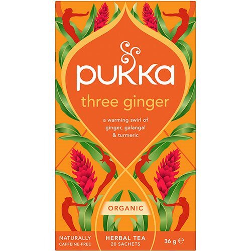 Pukka Three Ginger Tea økologisk   20 Breve