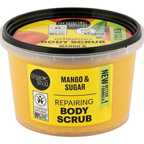 Organic Shop Repairing Body Scrub   Mango   250 Ml
