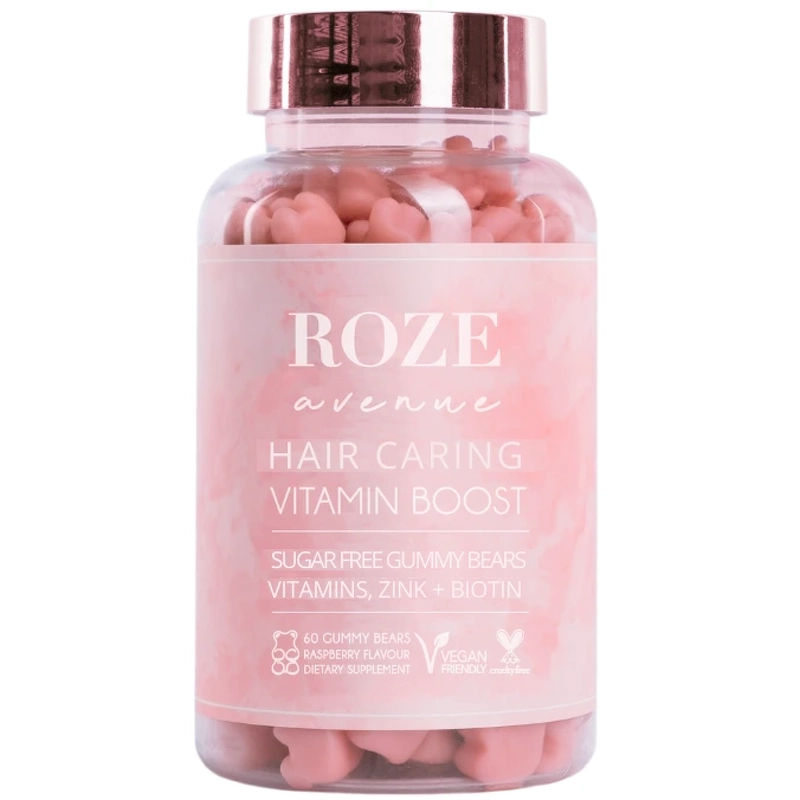 Roze Avenue Hair Growth Vitamin Boost Gummy Bears 60 Pieces