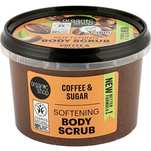 Organic Shop Softening Body Scrub   Coffee   280 Ml
