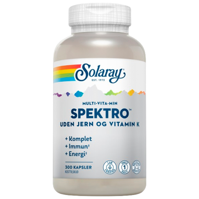 Spektro Uden Jern Og Vitamin K 300 Kapsler