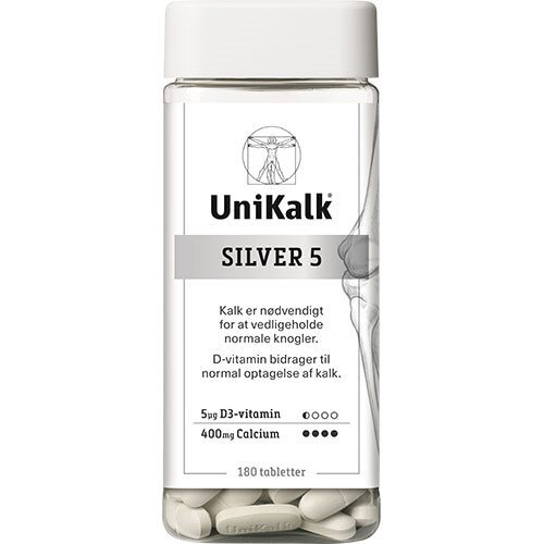 Unikalk Silver 5 180 Tabletter
