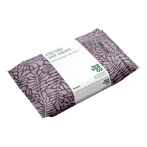 Vådservietter Med Tea Tree Oil Til Intimpleje   1 Pk