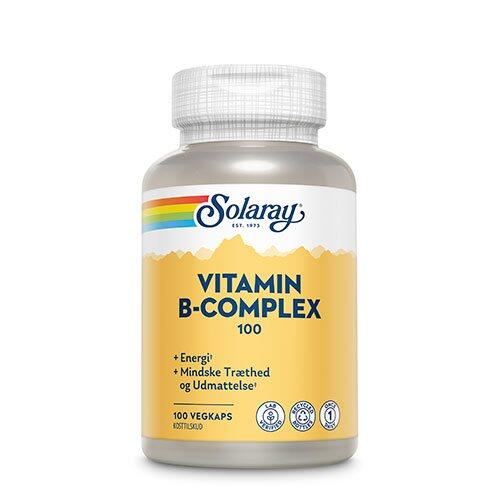 Solaray Vitamin B Complex 100 Kapsler