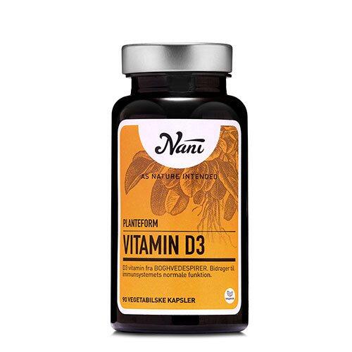 Vitamin D3 På Planteform 90 Kapsler