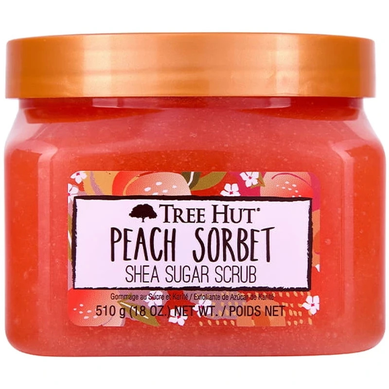 Tree Hut Shea Sugar Scrub Peach Sorbet 510 Gr