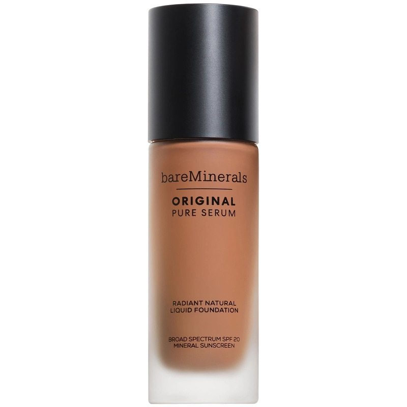 Bareminerals Original Pure Serum Radiant Liquid Foundation Spf 20   30 Ml   4 5 Medium Deep Cool