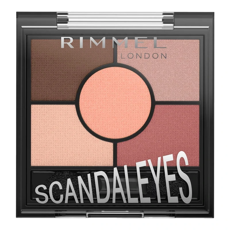 Rimmel Scandal 5 Pan Palette Eyeshadow 3 8 Gr    003 Rose Quartz
