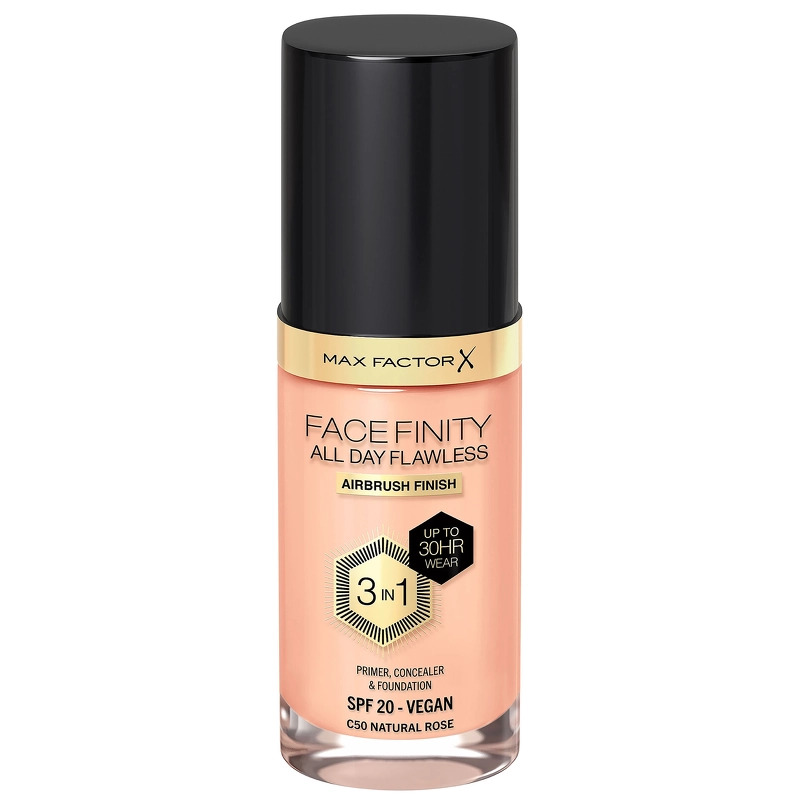 Max Factor All Day Flawles 3in1 Foundation 050 Natural Rose