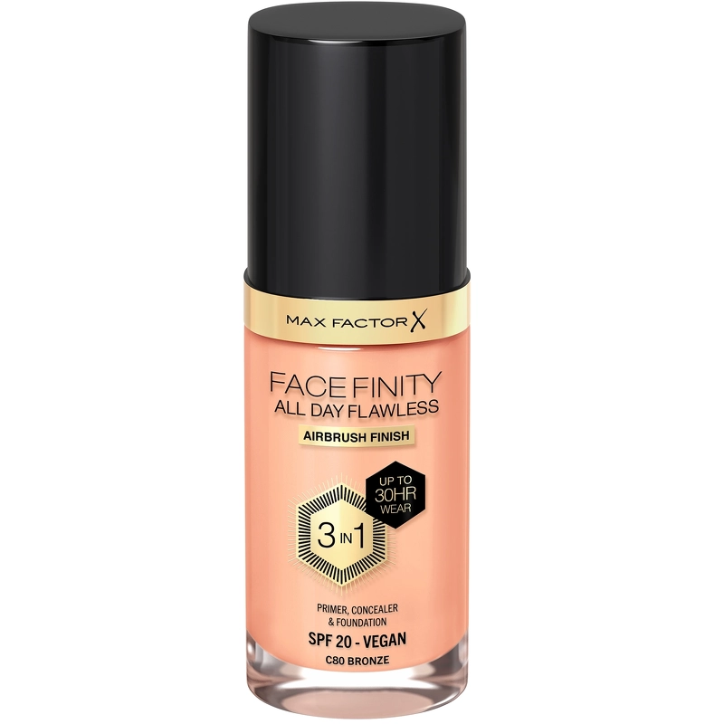 Max Factor All Day Flawles 3in1 Foundation 080 Bronze