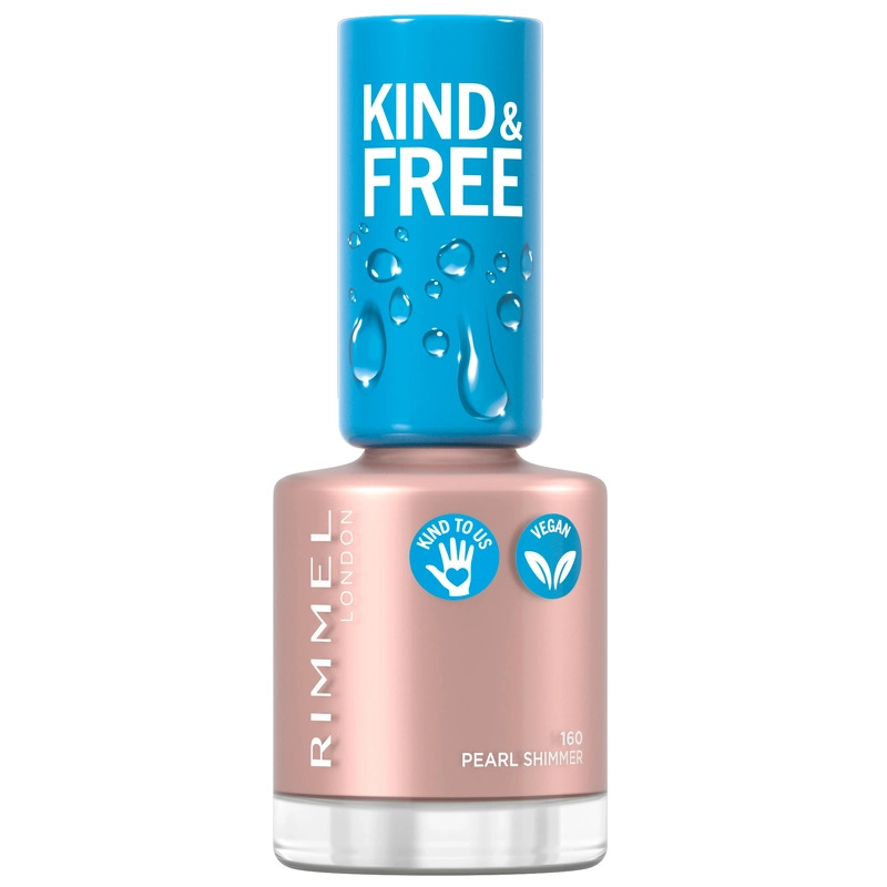 Rimmel Kind   Free Clean Nail 8 Ml   160 Pearl Shimmer