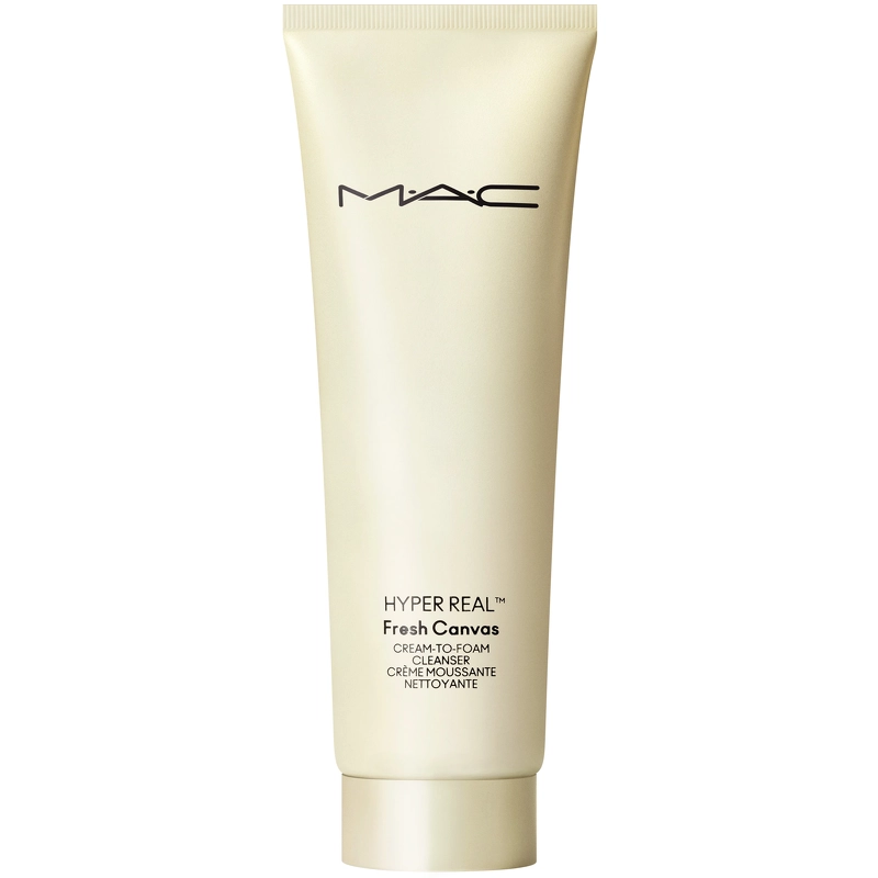 Mac Hyper Real Fresh Canvas Cream To Foam Cleanser 125 Ml