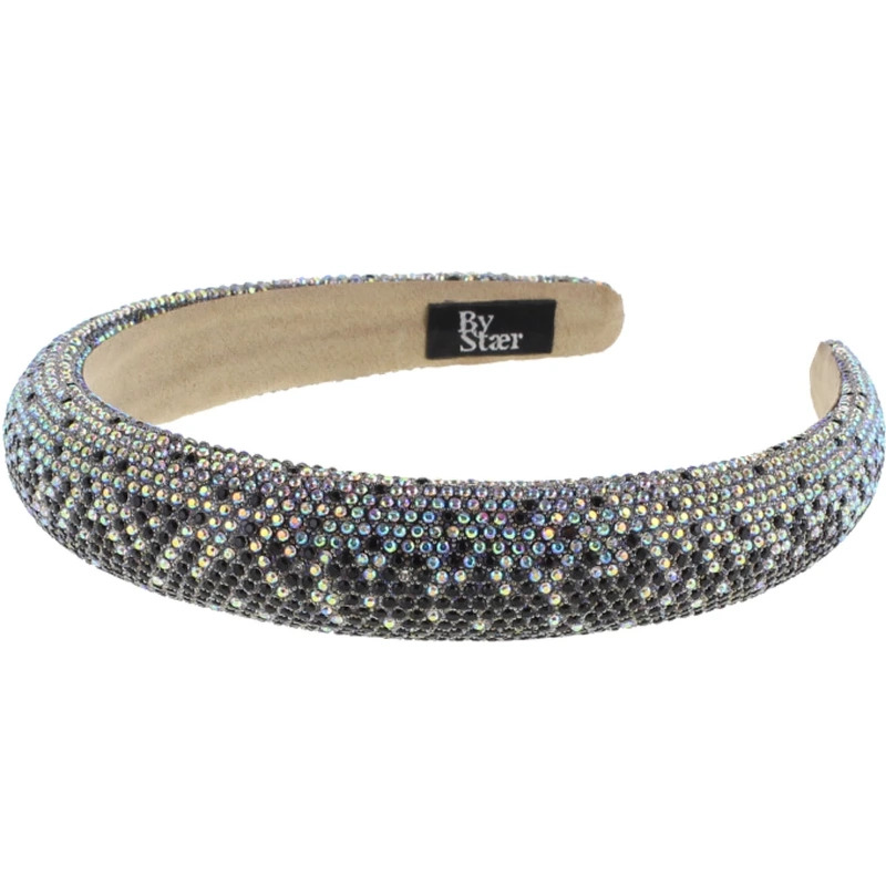 By Stær Ylva Hairband   Glitter Black
