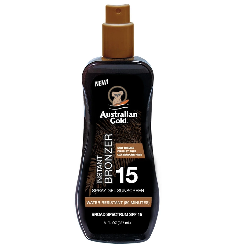 Australian Gold Instant Bronzer Spraygel Spf 15   237 Ml