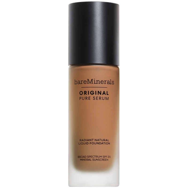 Bareminerals Original Pure Serum Radiant Liquid Foundation Spf 20 30 Ml 4 5 Medium Deep Neutral