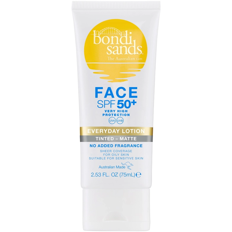 Bondi Sands Everyday Matte Tinted Face Lotion Spf 50 75 Ml