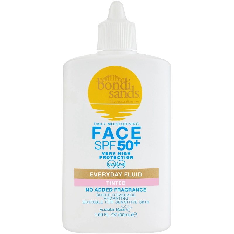 Bondi Sands Everyday Tinted Face Fluid Spf 50 50 Ml