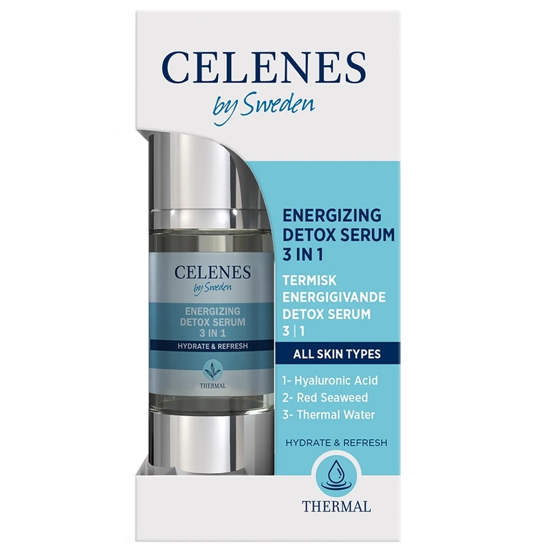 Celenes Thermal Energizing Detox Serum 3 In 1   30 Ml