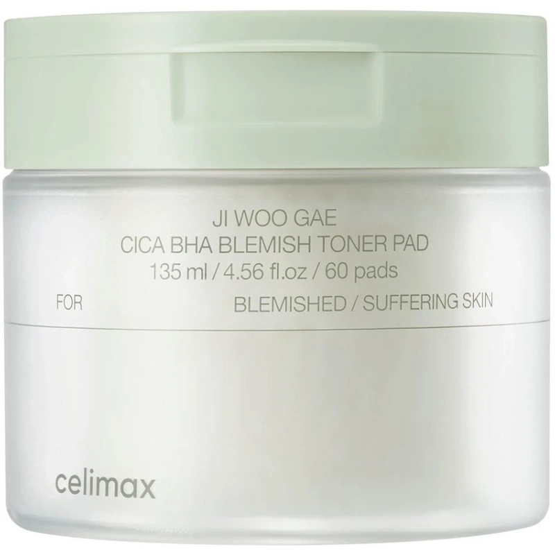 Celimax Cica Bha Blemish Toner Pad 60 Pieces