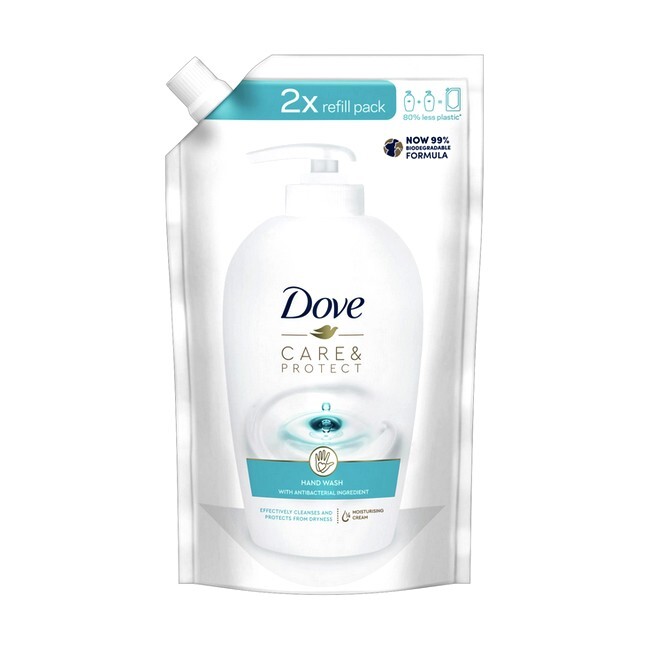 Dove   Care   Protect Håndsæbe Refill   500 Ml