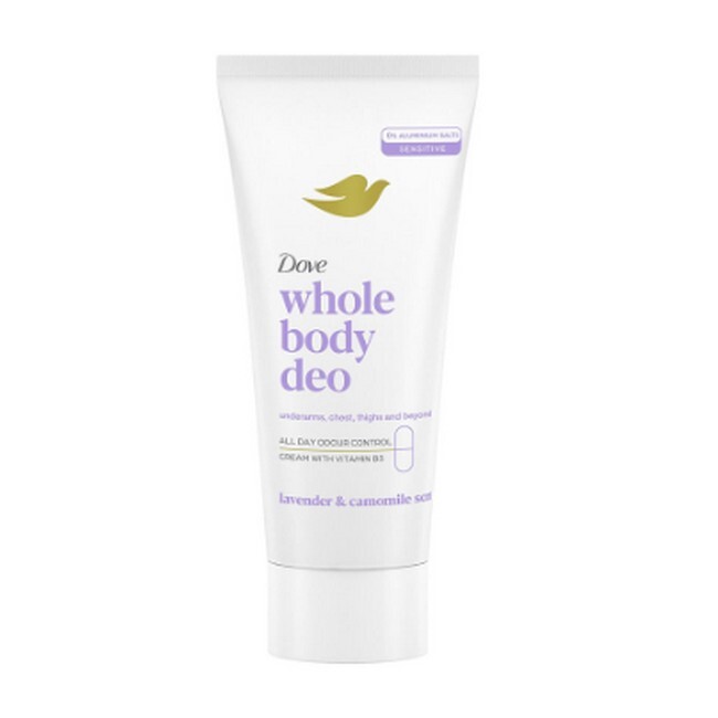 Dove   Whole Body Deodorant Cream Lavender   Camomile   75 Ml