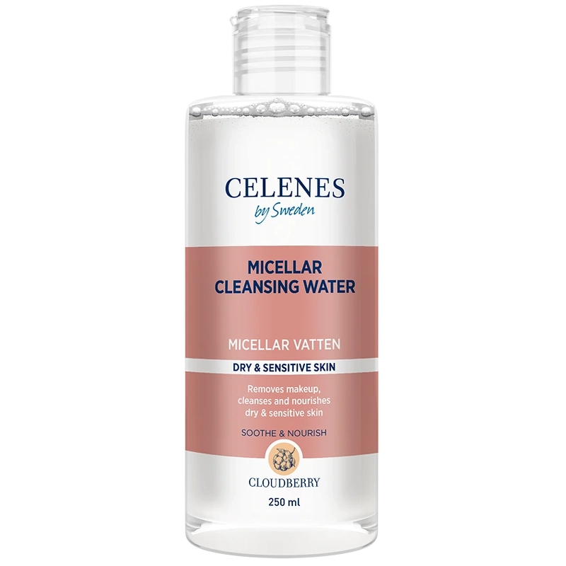 Celenes Cloudberry Micellar Cleansing Water    Dry Sensitive 250 Ml