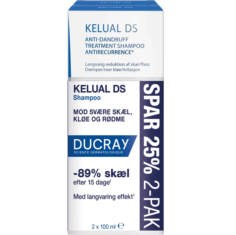 Ducray Kelual Ds Shampoo Duopack 2 X 100 Ml Limited Edition