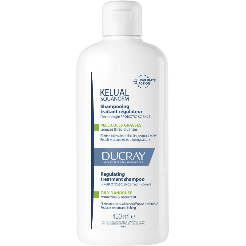 Ducray Kelual Squanorm Shampoo Oily Dandruff 400 Ml Limited Edition