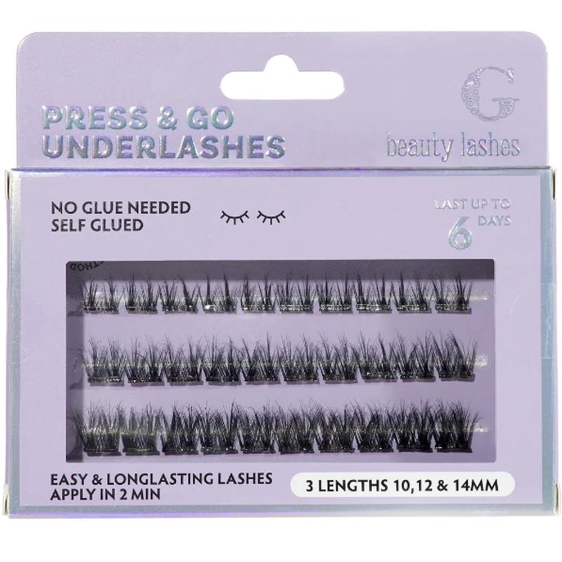 G Beauty Lashes Press Go Underlashes Date