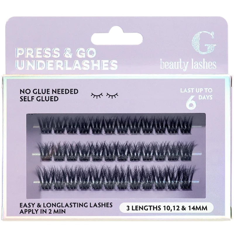 G Beauty Lashes Press   Go Underlashes   Mania