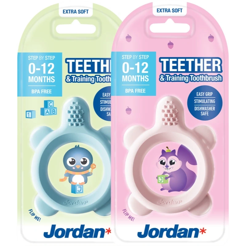 Jordan Step 0 Teether And Training Toothbrush