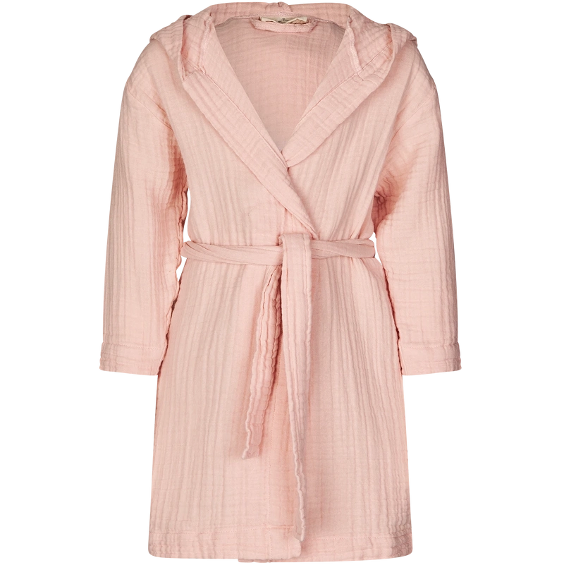 Lille Kanin Bathrobe Muslin 1 2 Years   Rose Smoke