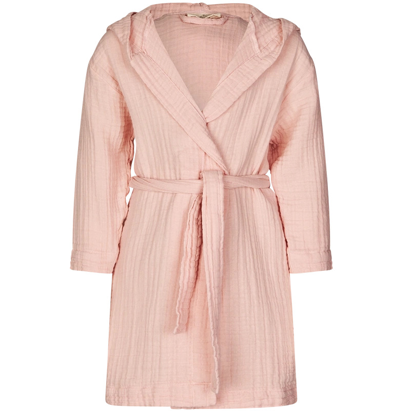 Lille Kanin Bathrobe Muslin 5 6 Years   Rose Smoke