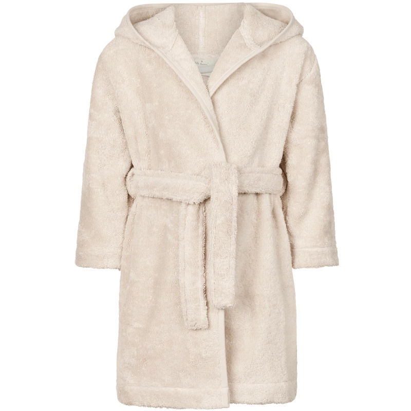 Lille Kanin Bathrobe Terry 1 2 Years   Vanilla Ice
