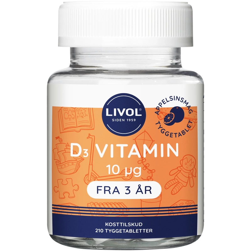 Livol D3 Vitamin 210 Pieces