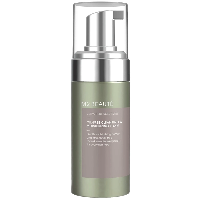 M2 Beaute Oil Free Cleansing   Moisturizing Foam 100 Ml