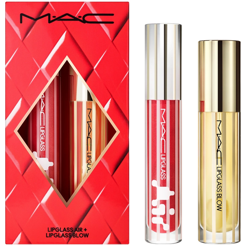 Mac Blowing Air Kisses Glossy Lip Duo  Limited Edition
